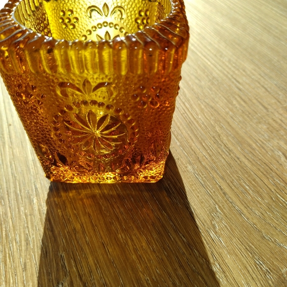 EAPG Amber glass toothpick vintage - Picture 6 of 7